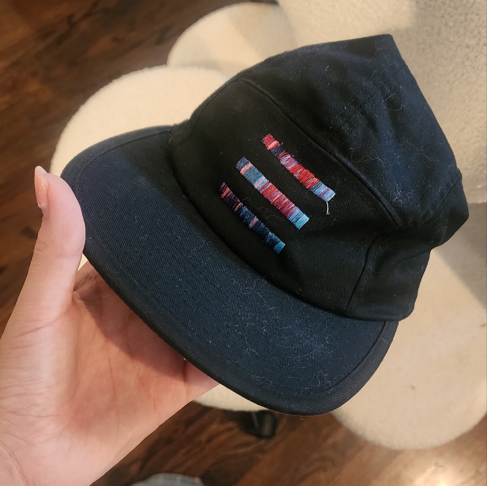 Onerepiblic Black Cap with Colorful Stripes